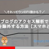 ブログ アクセス解析 自分のアイキャッチ画像