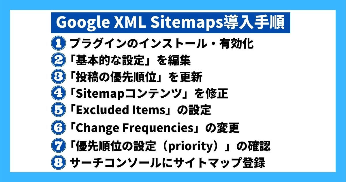 Google XML Sitemaps導入手順